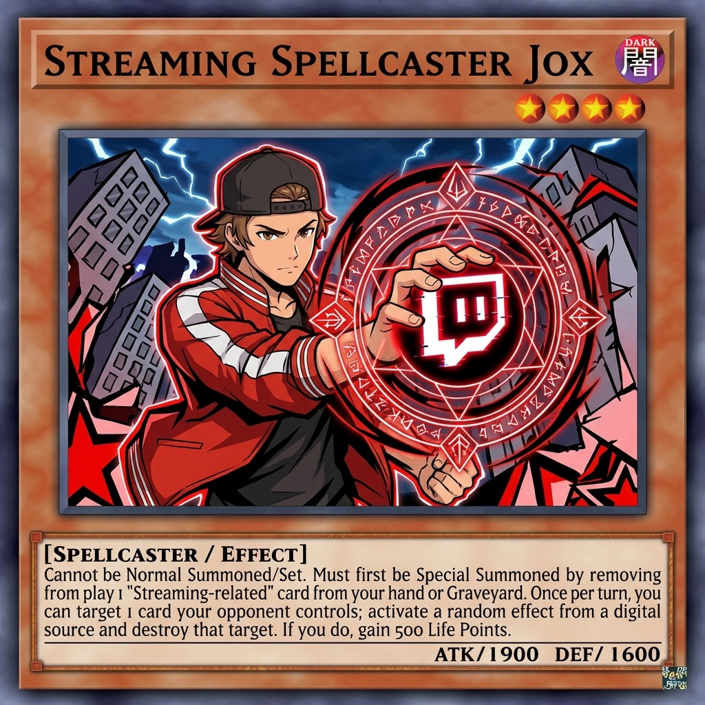Carta Yu-Gi-Oh Bolagante el Mago del Stream